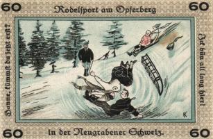 Német Birodalom / Weimari Köztársaság / Neugraben-Hausbruck 1921. 40Pf + 60Pf + 75Pf + 100Pf 4klf db...