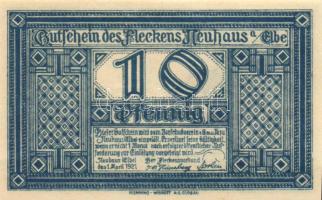 Német Birodalom / Weimari Köztársaság / Neuhaus 1921. 10Pf + 25Pf + 50Pf 3klf db, teljes sor T:I