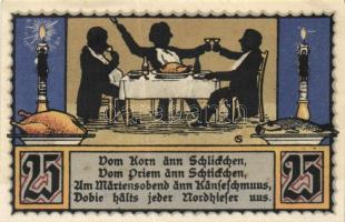 Német Birodalom / Weimari Köztársaság / Nordhausen 1921. 25Pf(2x) + 50Pf(2x) + 75Pf(2x) 6klf db, tel...