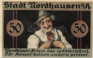 Német Birodalom / Weimari Köztársaság / Nordhausen 1921. 25Pf(2x) + 50Pf(2x) + 75Pf(2x) 6klf db, tel...