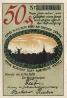 Német Birodalom / Weimari Köztársaság / Nortof 1920. 25Pf + 50Pf + 75Pf 3klf db, teljes sor T:I