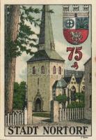 Német Birodalom / Weimari Köztársaság / Nortof 1920. 25Pf + 50Pf + 75Pf 3klf db, teljes sor T:I