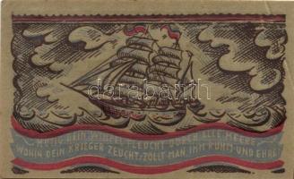 Német Birodalom / Weimari Köztársaság / Oldenburg 1921. 50Pf(6x) 6klf db, teljes sor T:I