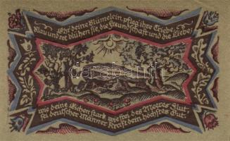 Német Birodalom / Weimari Köztársaság / Oldenburg 1921. 50Pf(6x) 6klf db, teljes sor T:I