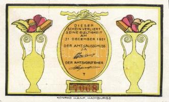 Német Birodalom / Weimari Köztársaság / Osterhorn D.N. 20Pf + 30f + 40Pf + 60Pf + 70Pf + 80Pf 6klf d...