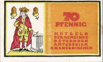 Német Birodalom / Weimari Köztársaság / Osterhorn D.N. 20Pf + 30f + 40Pf + 60Pf + 70Pf + 80Pf 6klf d...