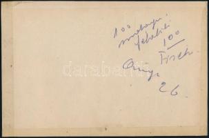 Urho Kekkonen (1900-1986) finn politikus, miniszterelnök, köztársasági elnök aláírása kartonlapra ra...