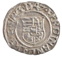 1547K-B Denár Ag I. Ferdinánd (0,49g) T:1- patina Hungary 1547K-B Denar Ag Ferdinand I (0,49g) C:AU patina Huszár: 935., Unger II.: 745.a
