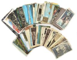 Kb. 100 db RÉGI és MODERN külföldi város képeslap vegyes minőségben / Cca. 100 pre-1945 and modern European town-view postcards in mixed quality
