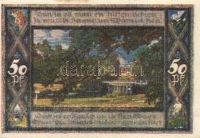 Német Birodalom / Weimari Köztársaság / Poppenbüttel 1921. 50Pf(10x) 10klf db, teljes sor T:I