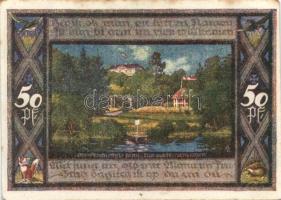 Német Birodalom / Weimari Köztársaság / Poppenbüttel 1921. 50Pf(10x) 10klf db, teljes sor T:I