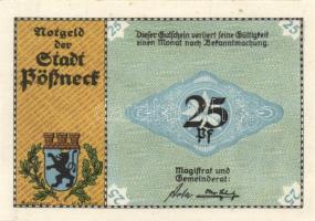 Német Birodalom / Weimari Köztársaság / Pößneck D.N. 20Pf(3x) + 25Pf(2x) + 50Pf(2x) + 75Pf(3x) össze...