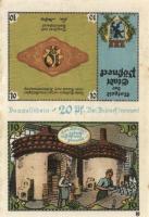 Német Birodalom / Weimari Köztársaság / Pößneck D.N. 20Pf(3x) + 25Pf(2x) + 50Pf(2x) + 75Pf(3x) össze...