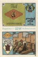 Német Birodalom / Weimari Köztársaság / Pößneck D.N. 20Pf(3x) + 25Pf(2x) + 50Pf(2x) + 75Pf(3x) össze...