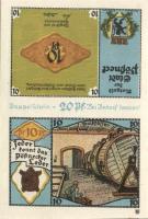 Német Birodalom / Weimari Köztársaság / Pößneck D.N. 20Pf(3x) + 25Pf(2x) + 50Pf(2x) + 75Pf(3x) össze...