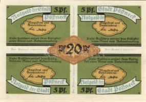 Német Birodalom / Weimari Köztársaság / Pößneck D.N. 20Pf(3x) + 25Pf(2x) + 50Pf(2x) + 75Pf(3x) össze...