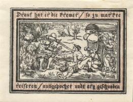 Német Birodalom / Weimari Köztársaság / Pritzwalk 1922. 50Pf(2x) + 75Pf(2x) + 1M(2x) + 1,50M(2x) + 2...