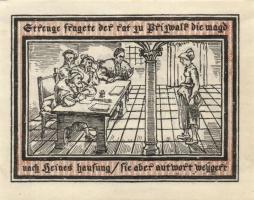 Német Birodalom / Weimari Köztársaság / Pritzwalk 1922. 50Pf(2x) + 75Pf(2x) + 1M(2x) + 1,50M(2x) + 2...