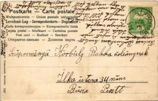 1908 Children art postcard. C. Andelfinger & Cie. Kunstanstalt litho (EK)