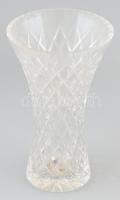 Ólomkristály váza, hibátlan, m:25,5cm