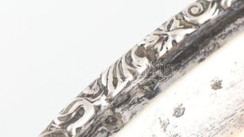 Ezüst (Ag) tálca, jelzett, 42x22cm nettó: 414g