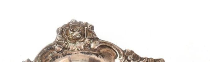 Ezüst (Ag) tálca, jelzett, 49x23,5cm nettó: 1010g