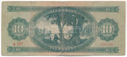 1949. 10Ft "A 597 196516" T:III- Adamo F3