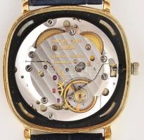 Longines mechanikus karóra, kis kopásokkal, működik, d: 33mm