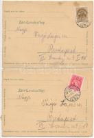 6 db magyar második világháborús zsidó KMSZ (közérdekű munkaszolgálatos) tábori posta a 208/21/3. kr...