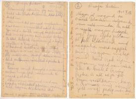 6 db magyar második világháborús zsidó KMSZ (közérdekű munkaszolgálatos) tábori posta a 208/21/3. kr...