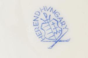 Herendi Viktória mintás váza, jelzet, ragasztott, m: 23,5 cm