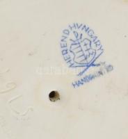 Herendi jégmadár, jelzett, sérült, m: 12,5 cm