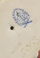 Herendi sárgarigó pár, jelzett, sérült, m: 10 cm