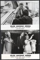 cca 1967 ,,Válás amerikai módra" című amerikai filmvígjáték jelenetei és szereplői, 13 db vinta...