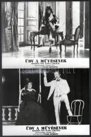 cca 1980 előtt készült ,,Üdv a művésznek" című francia film jelenetei és szereplői, 13 db vinta...