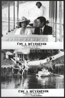 cca 1980 előtt készült ,,Üdv a művésznek" című francia film jelenetei és szereplői, 13 db vinta...