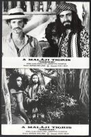 cca 1976 ,,A maláji tigris - Sandokan" című film jelenetei és szereplői (köztük Kabir Bedi), 15...