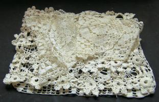 5db kézi horgolású kis csipketerítő