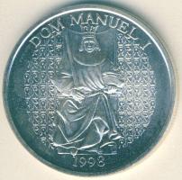 Portugália 1998. 1000Esc Ag "I. Mánuel király, hajók" T:BU