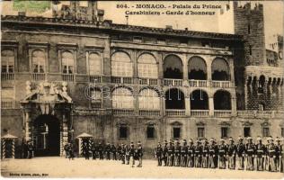 Monaco, Palais du Prince, Carabiniers, Garde d'honneur / Royal Palace, Carabinieri, Honor Guard (EB)