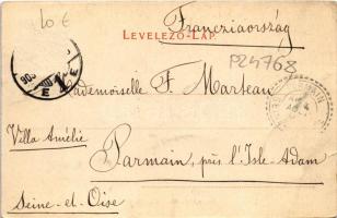 1903 Kolozsvár, Cluj; Mátyás király tér, Szent Mihály templom / square, church (Rb)