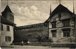1909 Romont, le Chateau / castle (pinhole)