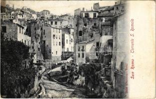 1909 Sanremo, San Remo; Torrente S. Romolo / bridge (fl)