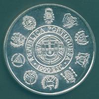 Portugália 1994. 1000Esc Ag "Veszélyeztetett állatvilág-szürke farkas" T:1 R!