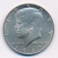 Amerikai Egyesült Államok 1967. 1/2$ Ag Kennedy T:1- USA 1967. 1/2 Dollar Ag Kennedy C:AU Krause KM#202a