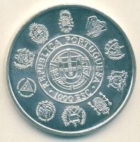 Portugália 1994. 1000Esc Ag "Veszélyeztetett állatvilág-szürke farkas" T:1 R!