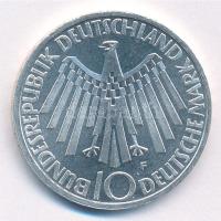 Német Szövetségi Köztársaság 1972F 10M Ag "Nyári Olimpiai Játékok München / Spirál" T:1- F...