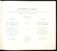 Budapest leírása a Szállodások Nemzetközi Egyesületének XXXI-ik rendes közgyűlése alkalmára. Szerk.:...