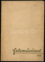 1941 Fotóművészet IV. évf. 1. sz., 1941. január. Számos fekete-fehér fotóval, hirdetésekkel, illusztrációkkal. Kiadói papírkötésben.