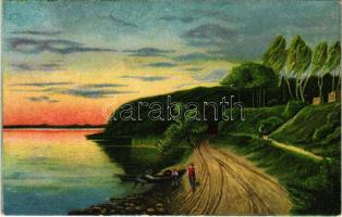 Landscape art postcard. K.V.B. 43. Serie B.